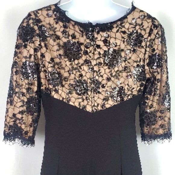 BLACK EVENING DRESS - Picture 3 of 8